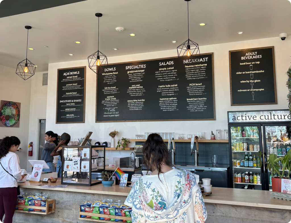 Interior of Long Beach location